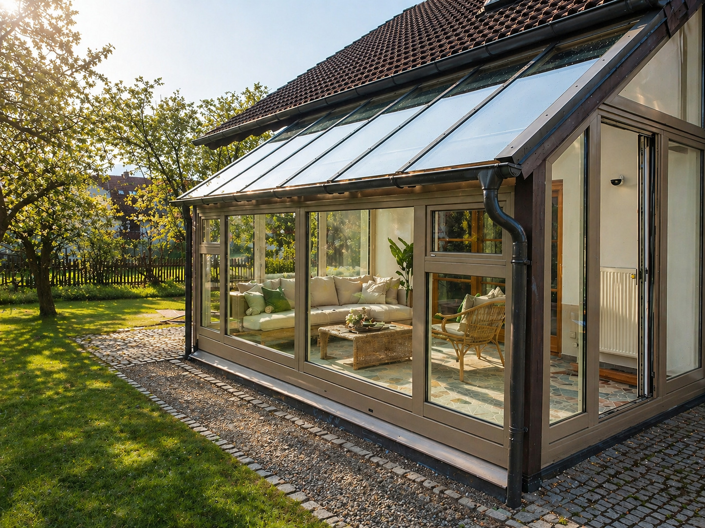 Wintergarten Anbau Erweiterung Wohnraum Merz Raisting Ammersee